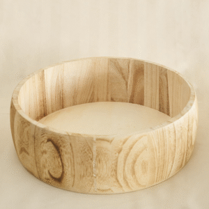 Bandeja de Madera Redonda Grande
