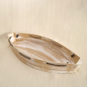 Bandeja de Madera Tipo Barco