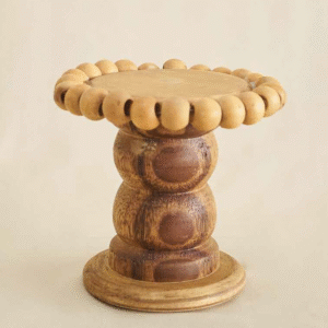 Base de Madera con cuentas
