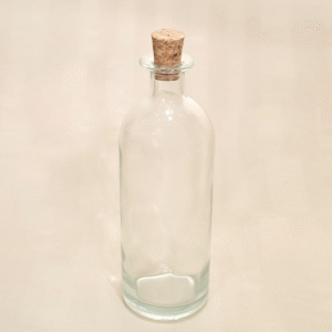 Botella con Tapa de Corcho