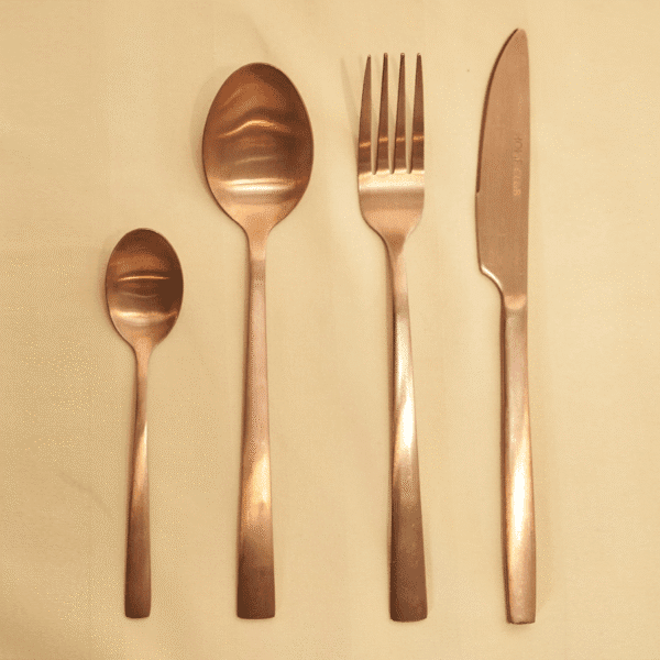 Cubiertería Rose Gold