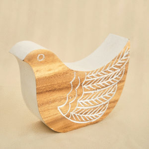 Paloma Blanca de Madera