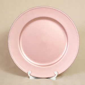 Platos Base Rosados