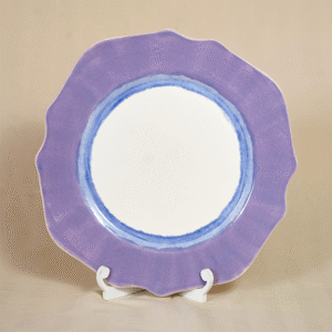 Platos Morados de Cerámica