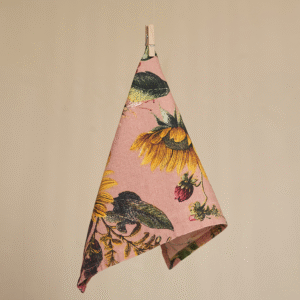 Servilletas Rosa Estampada de Flores