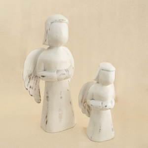 Ángeles de Madera Juego x 2