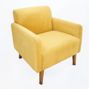 Butaca Amarilla con Posabrazos