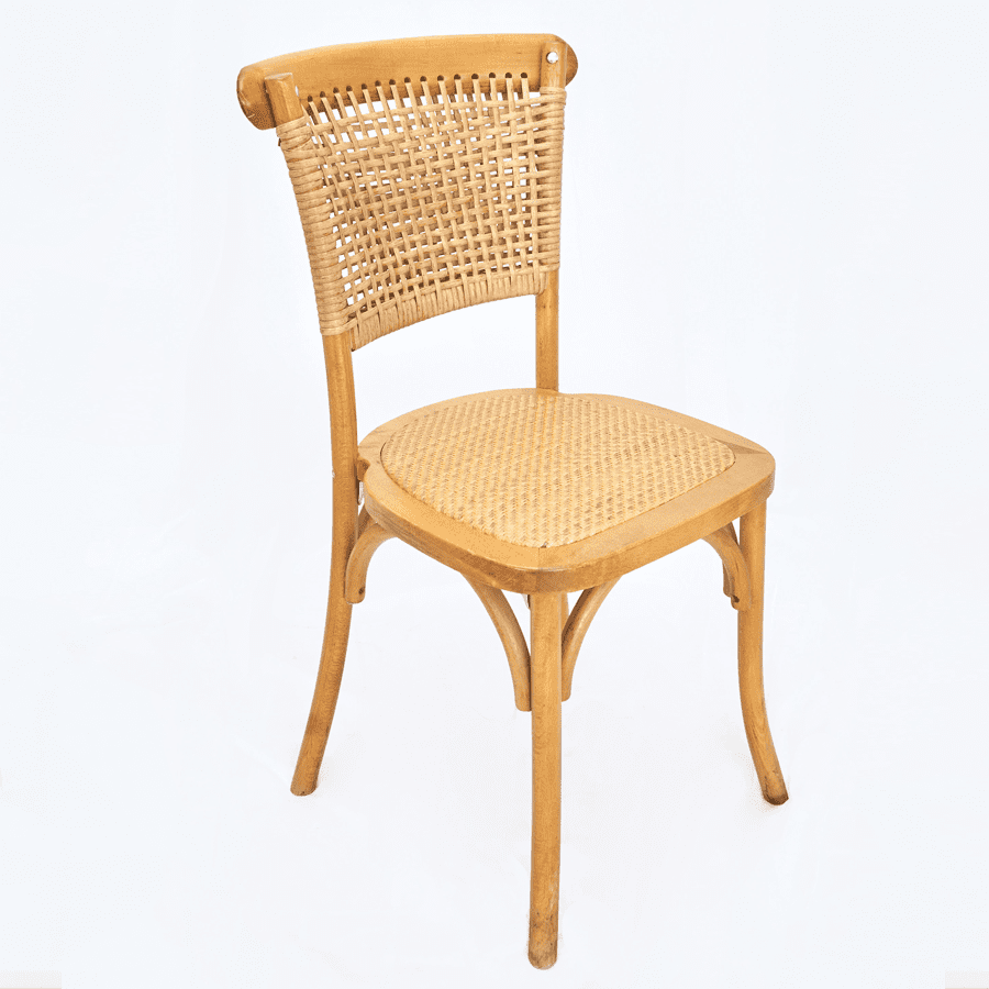 Silla Crossback con Espaldar Tejido